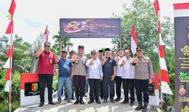Bupati Kasmarni Apresiasi Jembatan Merah Putih Presisi, Kadisperkimtan: Akses Terbuka, Pembangunan Desa Makin Cepat