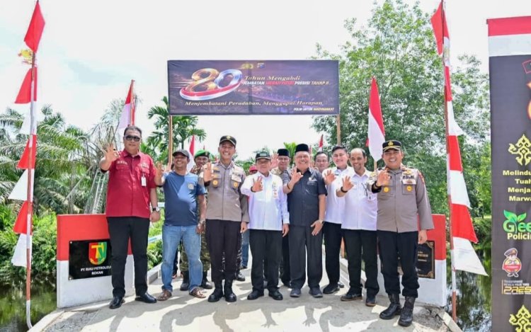 Bupati Kasmarni Apresiasi Jembatan Merah Putih Presisi, Kadisperkimtan: Akses Terbuka, Pembangunan Desa Makin Cepat