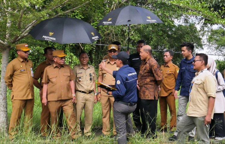 Bupati Rohil Bistamam Siapkan Lahan 26 Hektare untuk Sekolah Terintegrasi  di kawasan Batu 6