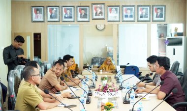 Bahas Masa Jabatan Kepala Desa, Komisi I DPRD Bengkalis Rapat Kerja Bersama Dinas PMD