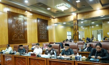 Bahas Ranperda Pertanggungjawaban APBD 2025, Banggar DPRD Bengkalis Rapat Kerja Bersama TAPD