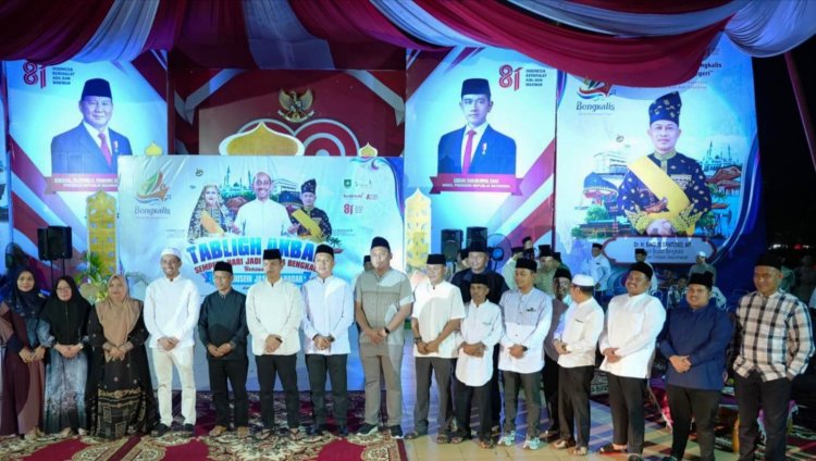 Tabligh Akbar Hari Jadi ke-514 Bengkalis, Ketua DPRD Septian Nugraha: Perkuat Nilai Keagamaan dan Persatuan 