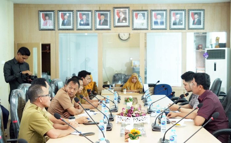 Bahas Masa Jabatan Kepala Desa, Komisi I DPRD Bengkalis Rapat Kerja Bersama Dinas PMD