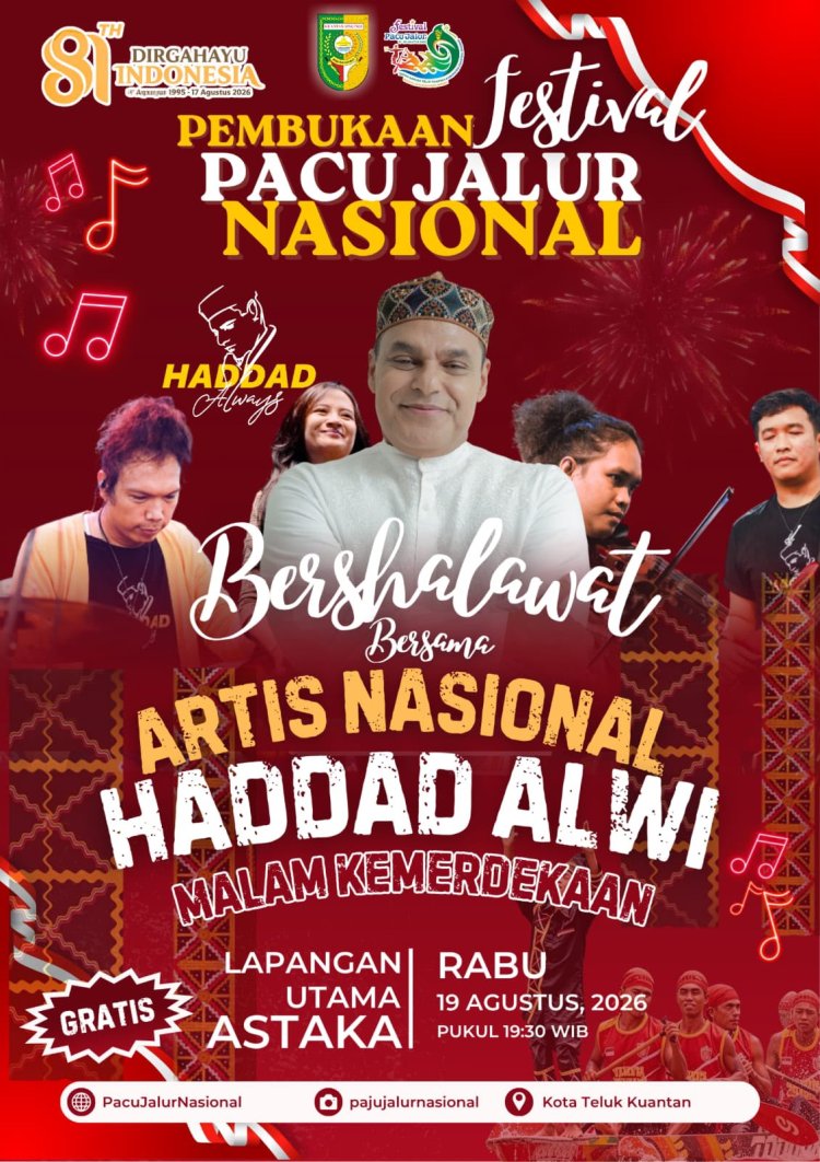 Haddad Alwi Dijadwalkan Hadir, 'Kuansing Bershalawat' Buka Rangkaian Pacu Jalur 2026