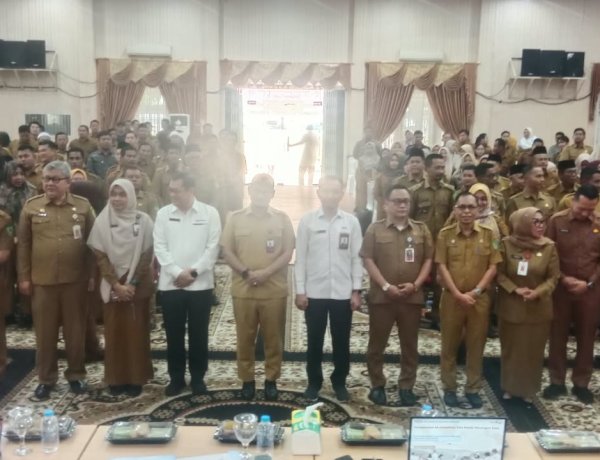 Perkuat Pengawasan Pajak dan Tata Kelola Keuangan Kepenghuluan, Pemkab Rohil Sosialisasikan Aplikasi Siskeudes