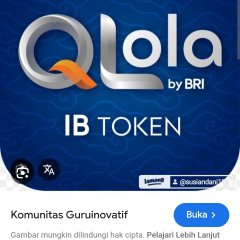 Cara Reaktivasi ib Token qlola bri