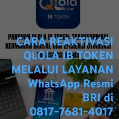 Kendala tida bisa reaktivasi qlola ib token