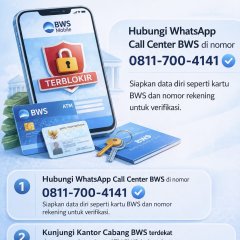 Cara mudah buka blokir bank woori saudara