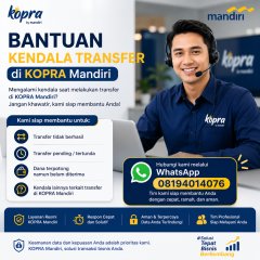 Cara menghubungi CS kopra mandiri 0819-4014-076